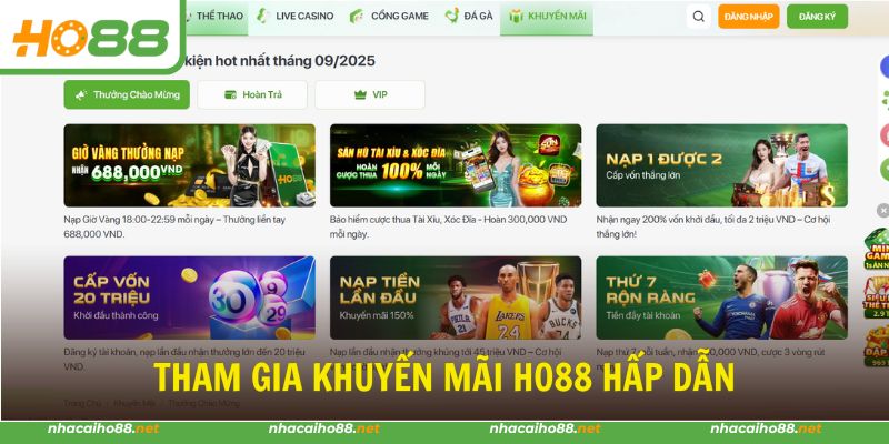 Tham gia 5 khuyến mãi chất lượng tại nhà cái ngay hôm nay